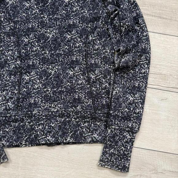 Lululemon Scuba Hoodie Full Zip Floral Print Size 4 Multicolor Rose Fleece Relax - Picture 8 of 8